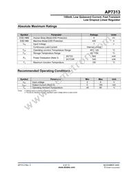 AP7313-30SRG-7 Datasheet Page 4