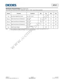 AP9211SA-DD-HAC-7 Datasheet Page 7