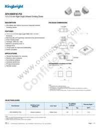 APA1606SF4C-P22 Datasheet Cover