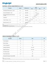 APA2107LSECK/J3-PRV Datasheet Page 2