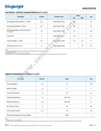 APA2107SYCK Datasheet Page 2