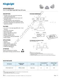 APA3010QBC/D-GX Datasheet Cover