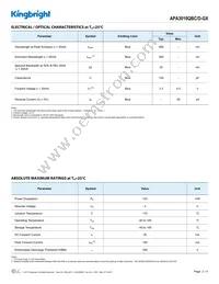 APA3010QBC/D-GX Datasheet Page 2