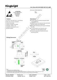 APB2012QBDCGKC Datasheet Cover