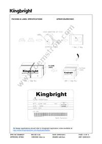 APB2012SURKCGKC Datasheet Page 6