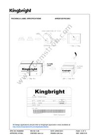 APB2012SYKCGKC Datasheet Page 6