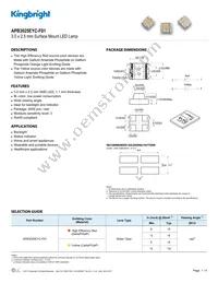 APB3025EYC-F01 Datasheet Cover