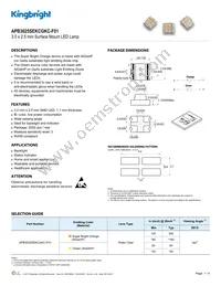 APB3025SEKCGKC-F01 Datasheet Cover