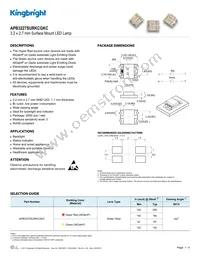 APB3227SURKCGKC Datasheet Cover