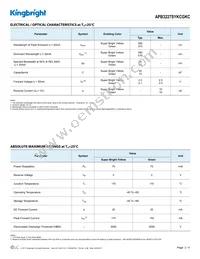 APB3227SYKCGKC Datasheet Page 2