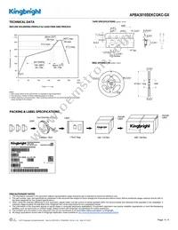 APBA3010SEKCGKC-GX Datasheet Page 4