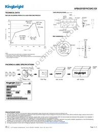 APBA3010SYKCGKC-GX Datasheet Page 4