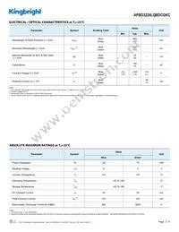 APBD3224LQBDCGKC Datasheet Page 2