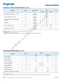 APBD3224LVBDSEKJ3C Datasheet Page 2