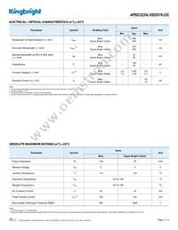 APBD3224LVBDSYKJ3C Datasheet Page 2