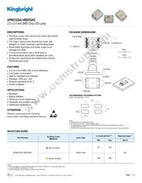 APBD3224LVBDZGKC Datasheet Cover