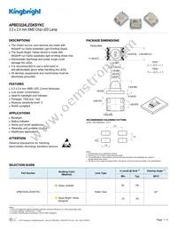 APBD3224LZGKSYKC Datasheet Cover