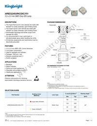 APBD3224SURKCGKC-F01 Datasheet Cover