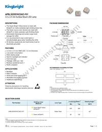 APBL3025SYKCGKC-F01 Datasheet Cover