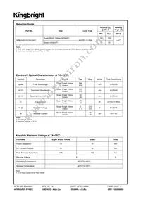 APBVA3010SYKCGKC Datasheet Page 2