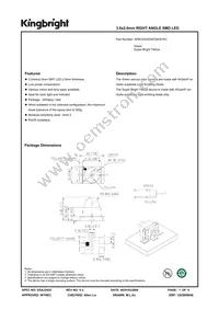 APBVDA3020CGKSYKC Datasheet Cover