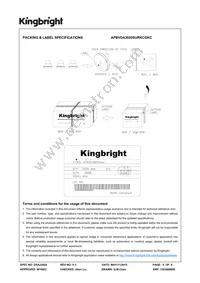 APBVDA3020SURKCGKC Datasheet Page 6