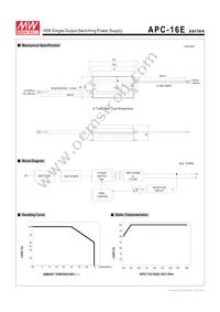 APC-16E-700 Datasheet Page 3