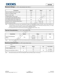APD240VGTR-G1 Datasheet Page 4
