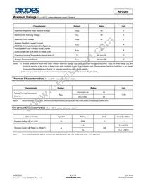 APD260VGTR-G1 Datasheet Page 4