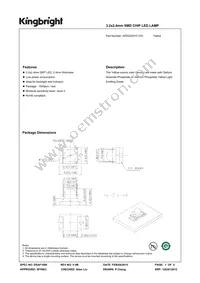 APD3224YC-F01 Datasheet Cover
