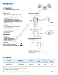 APD3224ZGC-F01 Datasheet Cover