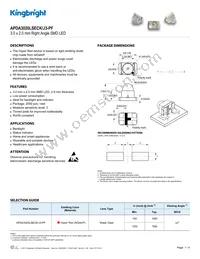 APDA3020LSECK/J3-PF Datasheet Cover