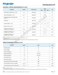 APDA3020LSECK/J3-PF Datasheet Page 2