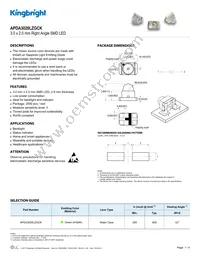 APDA3020LZGCK Datasheet Cover