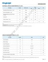 APDA3020LZGCK Datasheet Page 2