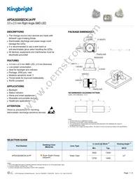 APDA3020SECK/J4-PF Datasheet Cover