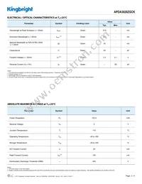 APDA3020ZGCK Datasheet Page 2