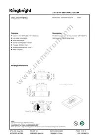 APECVA3010CGCK Datasheet Cover