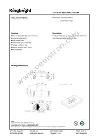 APECVA3010SECK Datasheet Cover