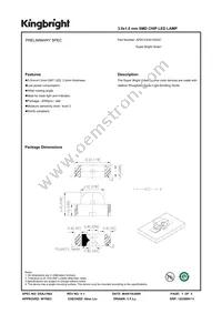 APECVA3010SGC Datasheet Cover