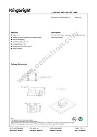 APED3528SEC/J3 Datasheet Cover