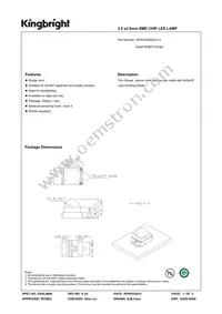 APED3528SEC/J4 Datasheet Cover