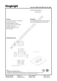 APED3820SRC-F01 Datasheet Cover