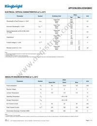 APF3236LSEKJ3ZGKQBKC Datasheet Page 2