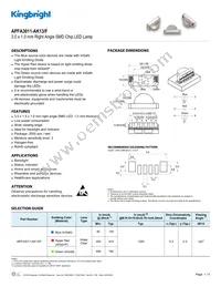 APFA3011-AK13/F Datasheet Cover