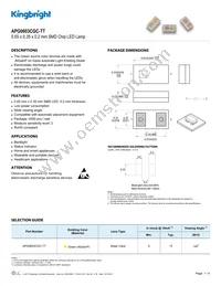 APG0603CGC-TT Datasheet Cover