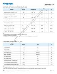 APG0603SEC-E-TT Datasheet Page 2