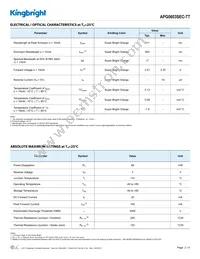 APG0603SEC-TT Datasheet Page 2