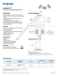 APG0603SYC-TT Datasheet Cover