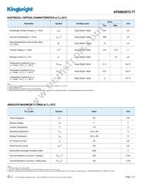 APG0603SYC-TT Datasheet Page 2